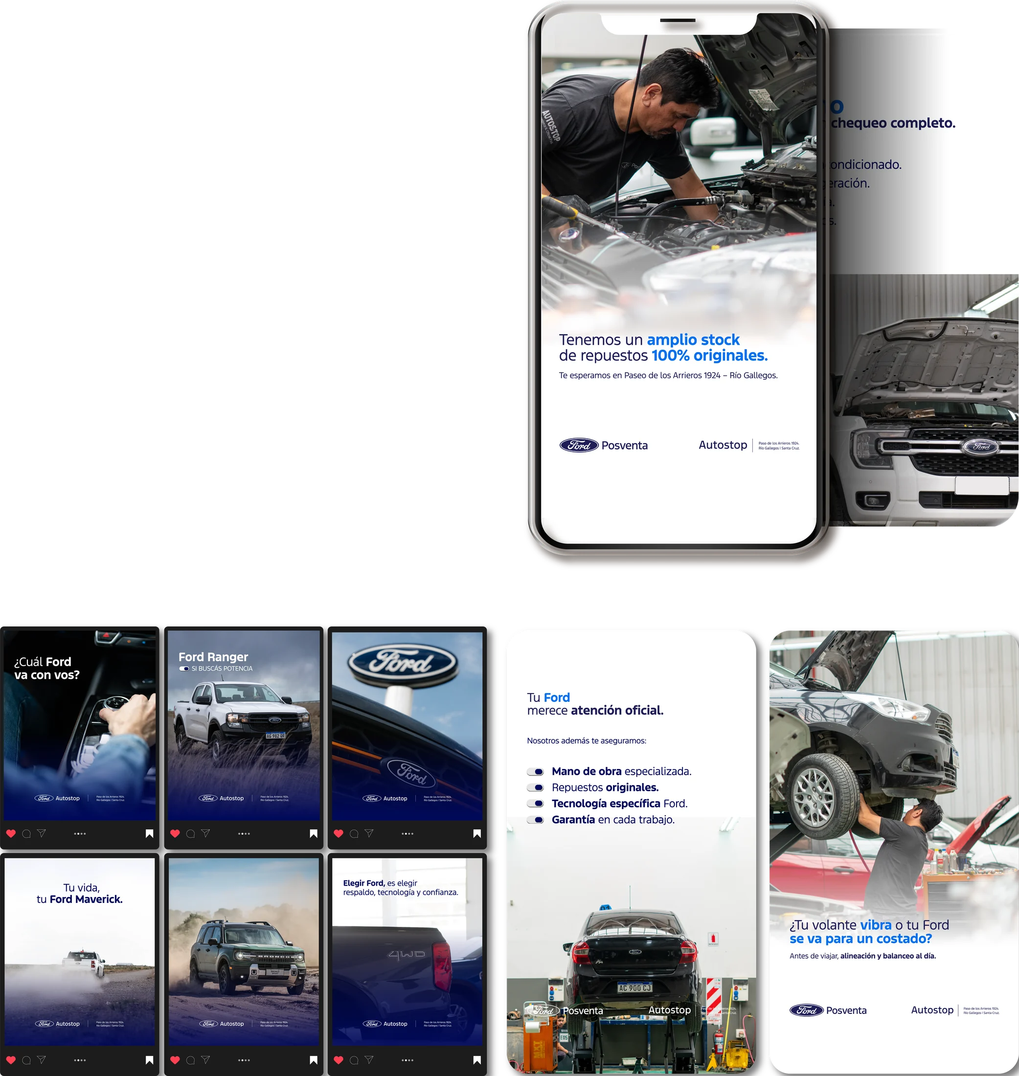 Ford Autostop — presencia en redes