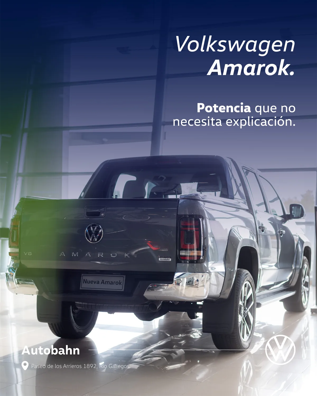 VW Amarok — potencia que no necesita explicación