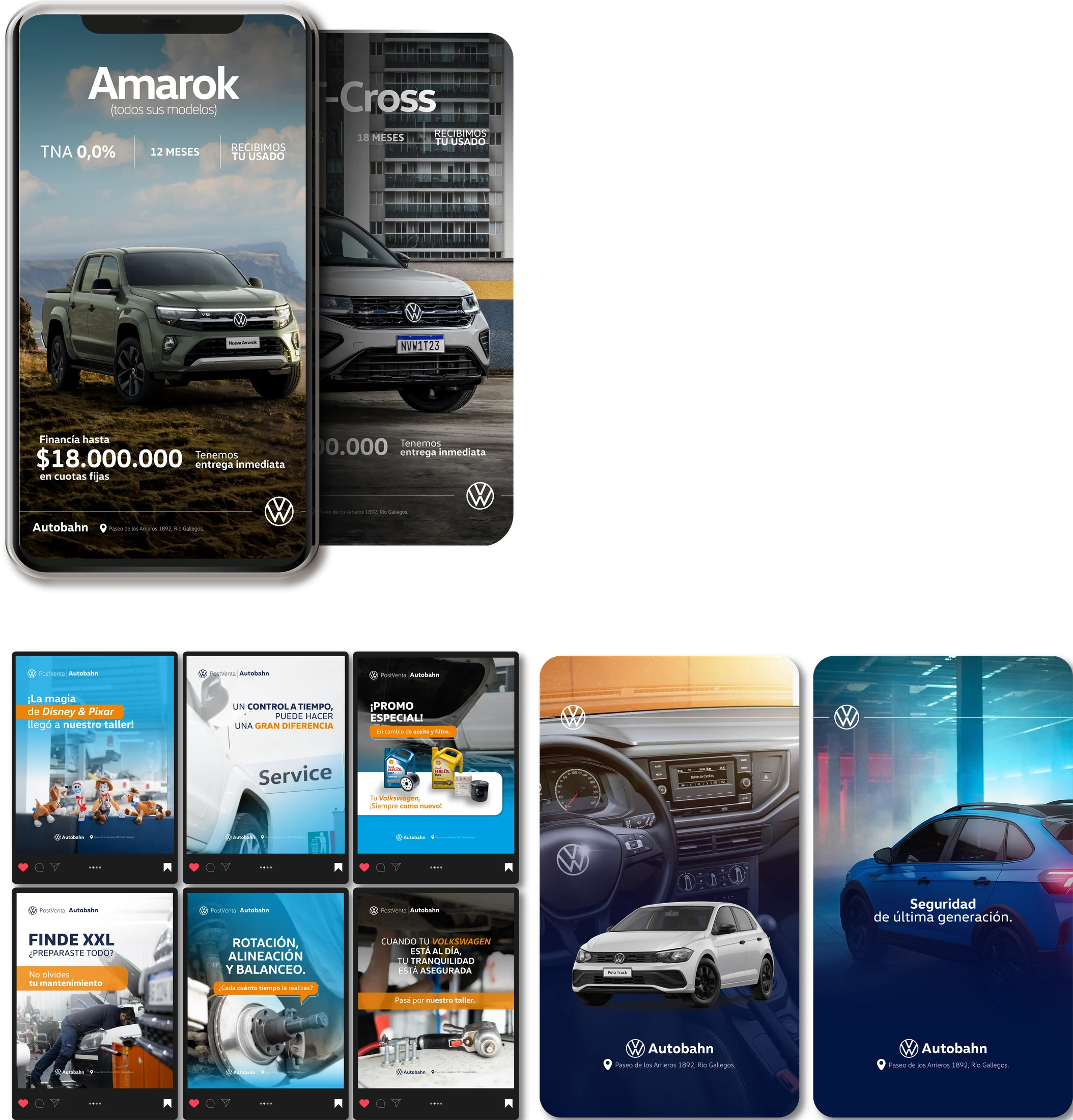 Volkswagen Autobahn — presencia en redes