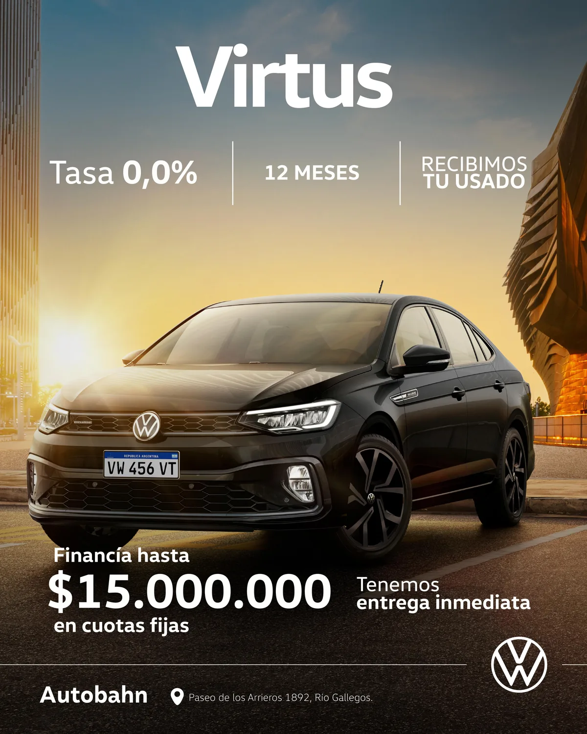 Táctica — financiación y entrega inmediata