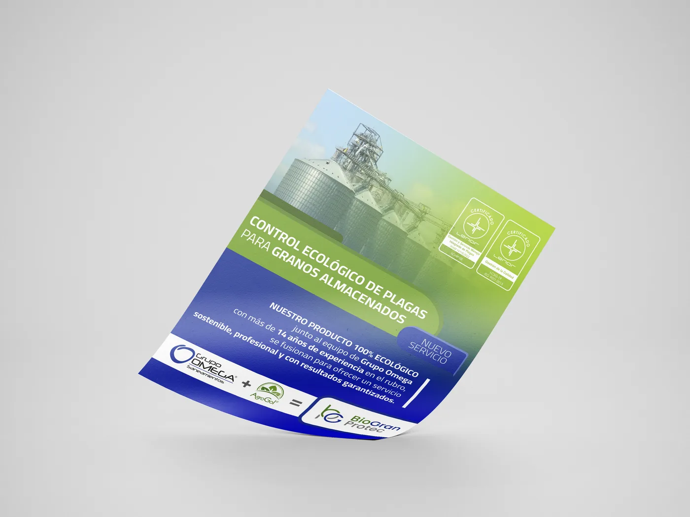Flyer — control ecológico de plagas