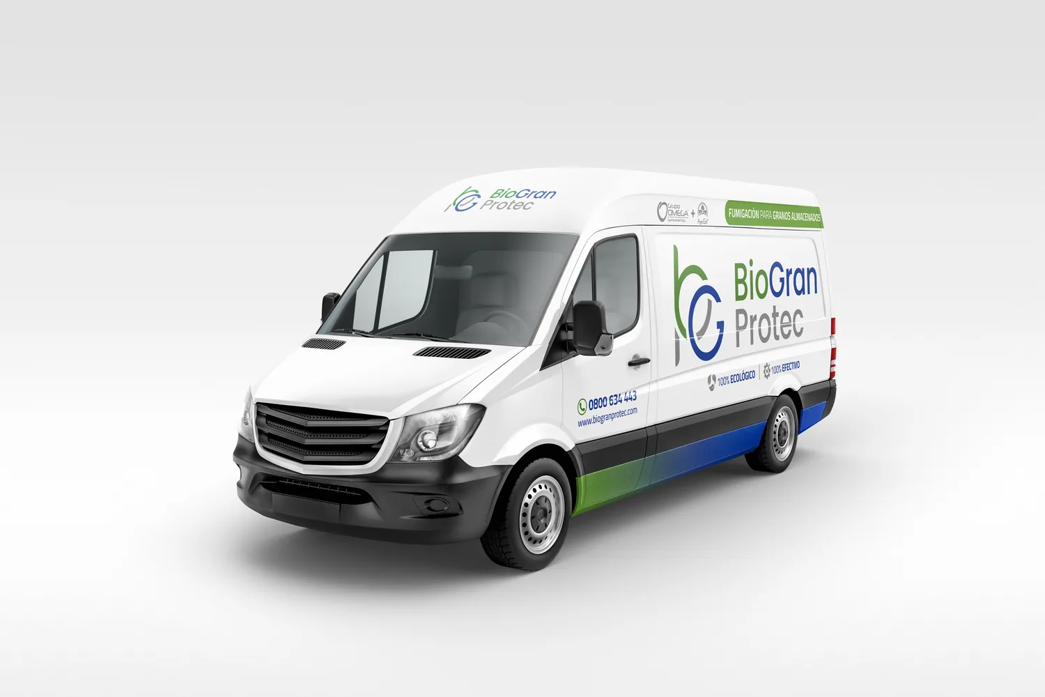 Aplicación en vehículo — camioneta de servicio