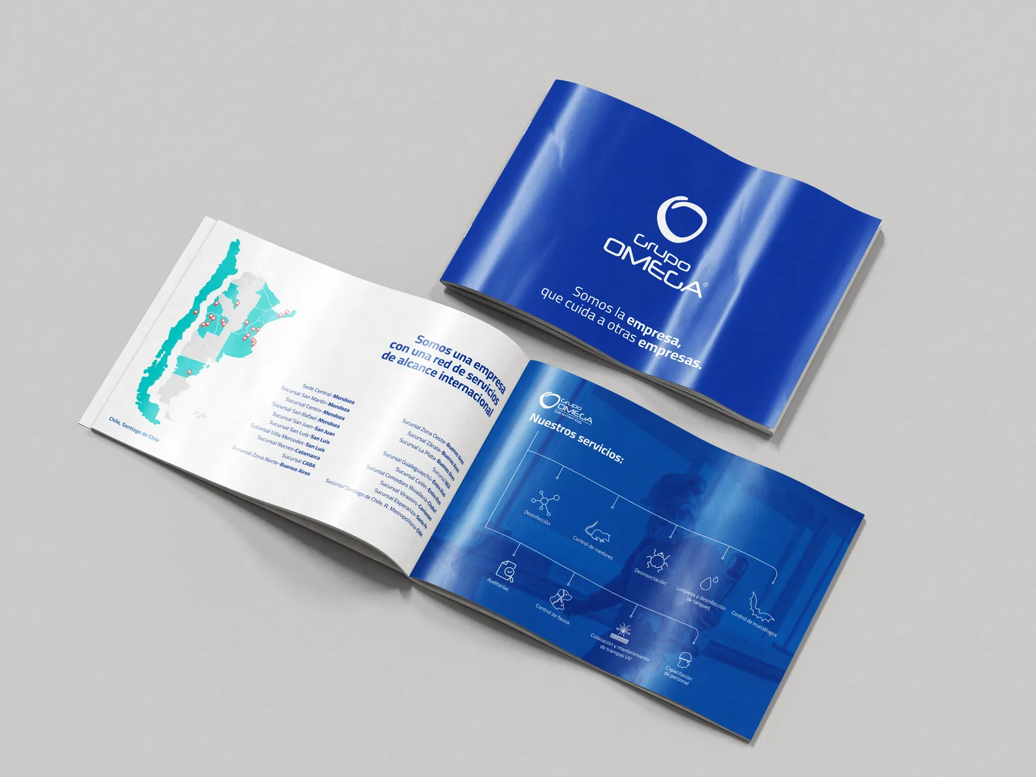Brochure institucional — interior