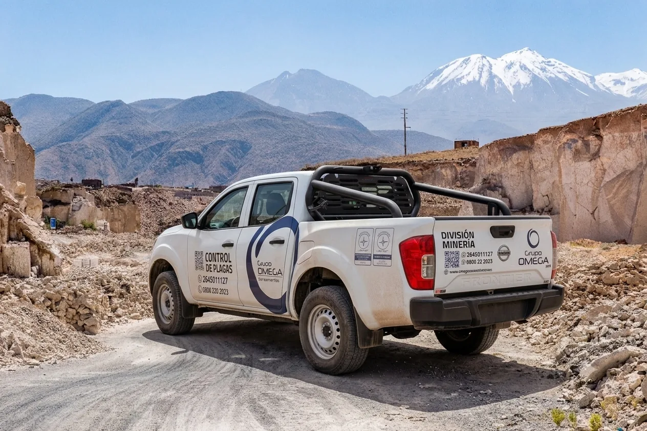 Gráfica vehicular — vehículo de operación en campo