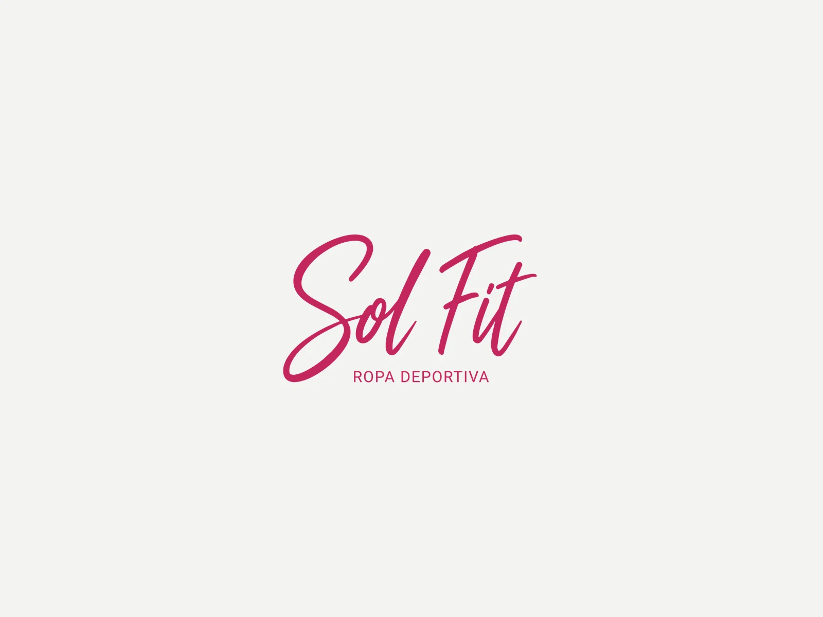 Logo Sol Fit en magenta sobre fondo claro